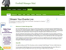 Tablet Screenshot of footballmanagermad.com